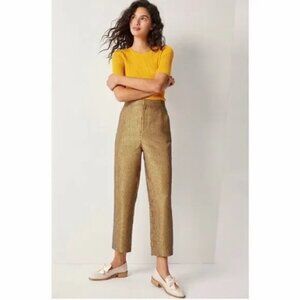 Maeve Melyssa Jacquard Wide-Leg Pants | Anthropologie | Chic & Elegant